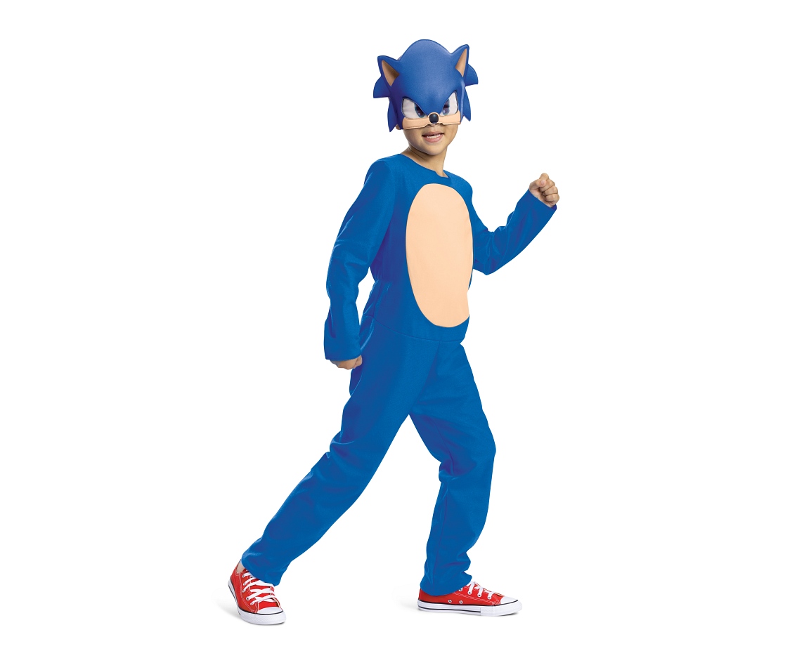 Strój Sonic Basic (licencja), rozm. L (10-12 lat)